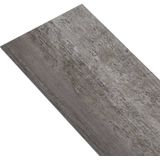 vidaXL - Vloerplanken - zelfklevend - 5,02 - m² - 2 - mm - PVC - gestreept - houtkleurig