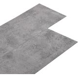 vidaXL Vloerplanken zelfklevend 4,46 m² 3 mm PVC cementbruin