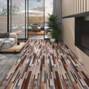 vidaXL - Vloerplanken - zelfklevend - 4,46 - m² - 3 - mm - PVC - meerkleurig