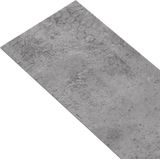 vidaXL Vloerplanken niet-zelfklevend 4,46 m² 3 mm PVC cementbruin