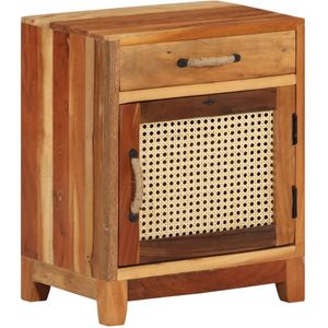 vidaXL Nachtkastje - Massief Gerecycled Hout - 40x30x50 cm
