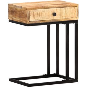 vidaXL-Bijzettafel-U-vormig-45x30x61-cm-massief-mangohout