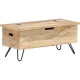 VidaXL Opbergkist 90x40x45 cm Massief Mangohout