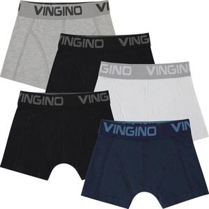 Vingino - 5P Kinder Jongens Onderbroek - Zwart - 5-pack