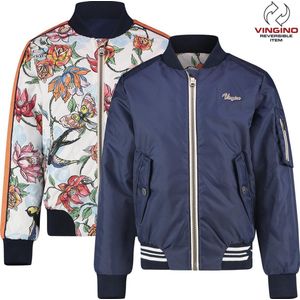 Jacket - Donker Blauw - Wit - Rood - Groen - 100% Polyester