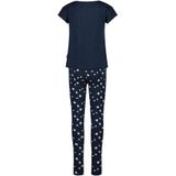 Vingino Pyjama WILAH met All Over Print Donkerblauw/Wit