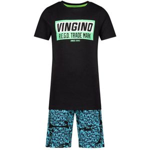 Vingino Shortama WALBERTO Zwart/Blauw