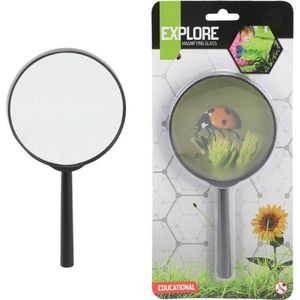 Toi-toys Vergrootglas Explore Junior 9 Cm Glas Zwart