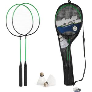 Toi-toys Badmintonset Pro Sports Staal Groen 5-delig