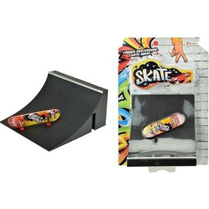 Toi-toys vingerskateboard met schans