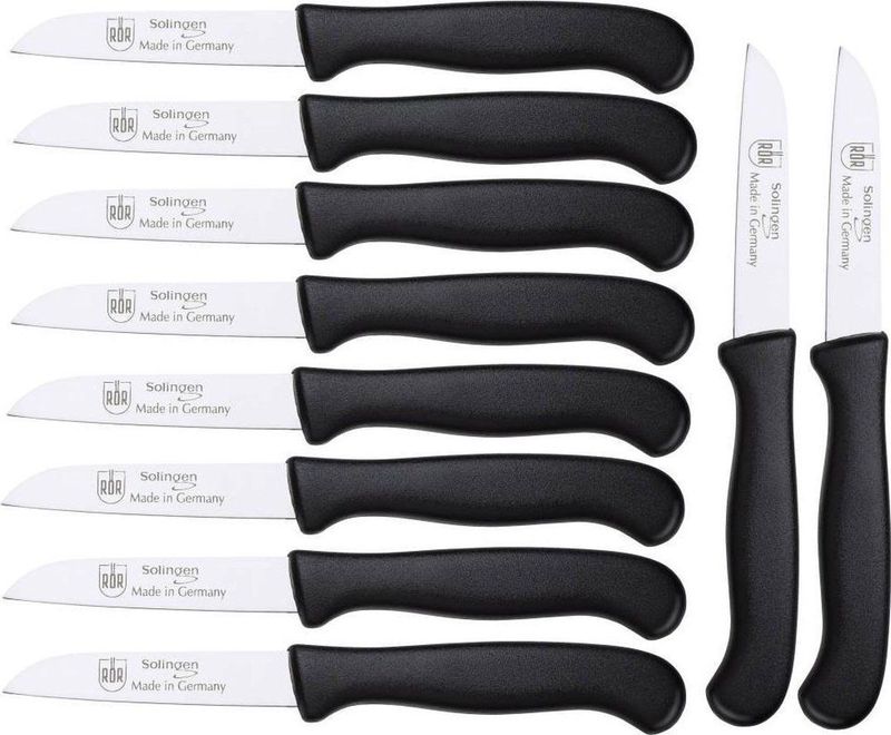 Solingen - Schilmesje - Zwart - Kunststof - 10 Stuks