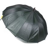 Benson Zwart - Blauw & Groene Paraplu Mix 120 cm - 12 stuks