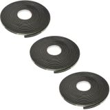 Fixman Zelfklevende EVA Schuim Tochtstrip - 3 t/m 8 mm x 10.5 meter - Zwart - 3 stuks