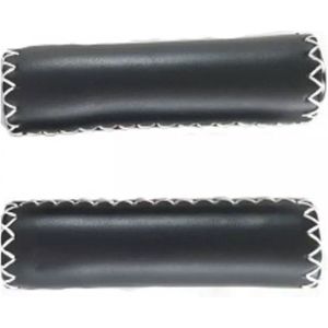 Amigo Fietshandvatten Leer - 125 mm - Zwart