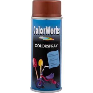 ColorWorks Verf Spuitbus - Spuitlak - Hoogglans Koper - 400 ml