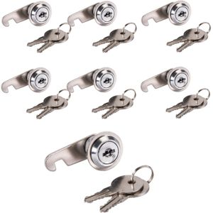 Silverline Europ Lockerslot - Brievenbusslot - 15 mm - 10 stuks