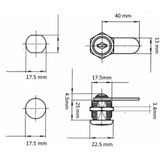 Silverline Europese cilindersloten - brievenbusslot - 27 mm - set van 10 stuks