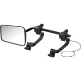 ProPlus Universele caravanspiegel - Deluxe - links en rechts - zwart - multi verstelbaar - inclusief opbergtas