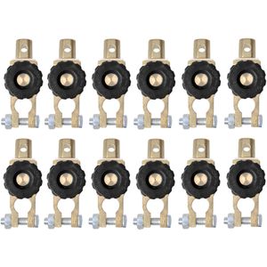 ProPlus - Accupoolklem met Stroomonderbreker - Ø 17,5 mm - Min Pool - 12 Stuks