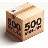 Solingen Bandstaal Mes - HACCP - Roze - RVS Lemmet 40 mm