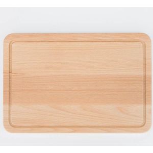 HOCHO Snijplank - Beukenhout - 300x200x15mm - Met Sapgeul & Olie Afwerking - Serie Grove