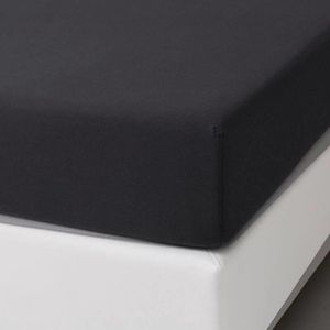 Fresh & Co Comfort Hoeslaken Zwart Jersey Stretch