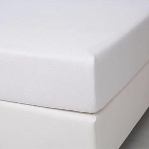 Fresh and Co - Molton Hoeslaken - Wit - 100x200 cm - 80% Katoen 20% Polyester