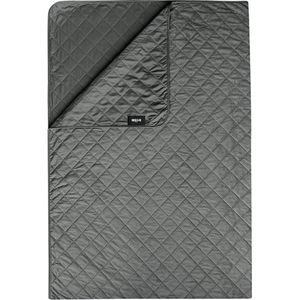 Fresh And Co - Velvet Ruit - Bedsprei - Antraciet - 180x260cm