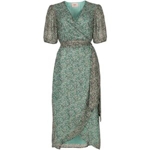 Freebird Jurk - Blossom in Groen