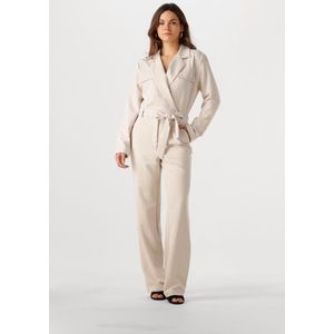 Freebird - Beige Jumpsuit Yael voor Dames - Denim stijl