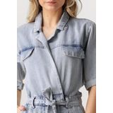 Freebird Yael - Jumpsuit - Tencel - Blauw