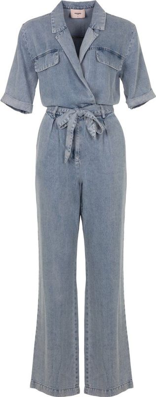 Freebird Yael - Jumpsuit - Tencel - Blauw