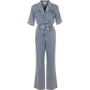Freebird, Dames, Jumpsuits & Playsuits, Blauw, Maat: XL Denim,