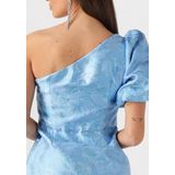 Freebird Dania Flower Jurk Dames - Lichtblauw - Bloemenpatroon