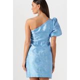 Freebird Dania Flower Jurk Dames - Lichtblauw - Bloemenpatroon