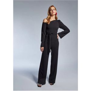 Freebird - Jumpsuit Joel - Zwart - Crêpe