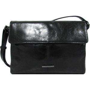 Claudio Ferrici Pelle Vecchia crossbody tas M black