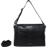 Claudio Ferrici Pelle Vecchia Shoulder Bag Navy