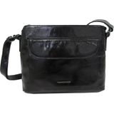 Claudio Ferrici Pelle Vecchia crossbody tas black