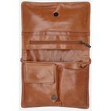 Claudio Ferrici Pelle Vecchia crossbody tas cognac