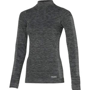 Heatkeeper Thermoshirt Lange Mouw Dames Premium Zwart Melange