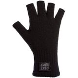 Heat Keeper Vingerloze heren thermo handschoenen zwart - S/M