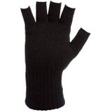 Heat Keeper Vingerloze heren thermo handschoenen zwart - S/M