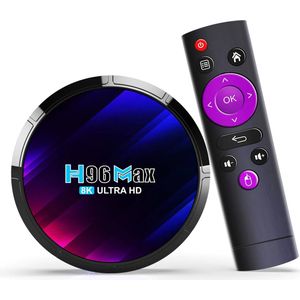 H96 Max RK3528 Android 13 TV Box - Android Mediaplayer - 8K Decoding - 4/64GB