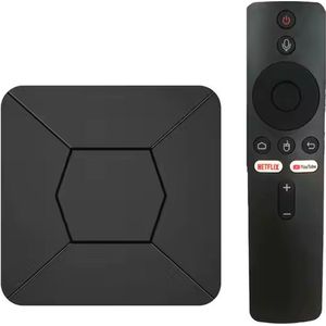 Android TV Box - 4K Streaming - WiFi - Bluetooth - Inclusief Google Assistant