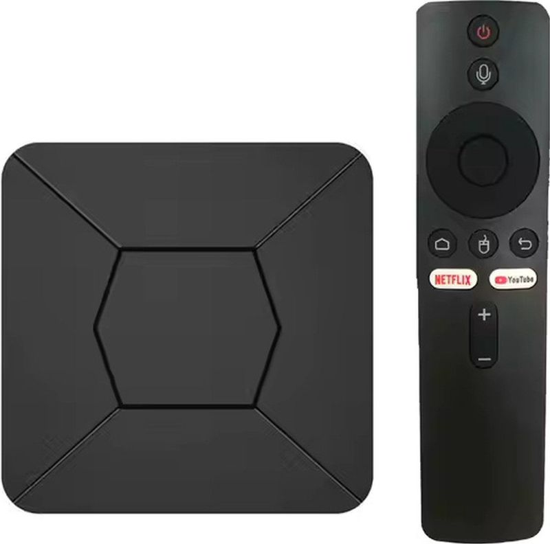 Android TV Box - 4K Streaming - WiFi - Bluetooth - Inclusief Google Assistant