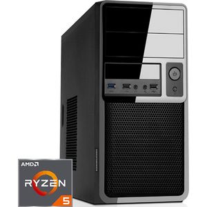 AMD Desktop PC met Ryzen 5 - 32GB RAM - 1000GB NVMe M.2 SSD - WiFi - Bluetooth - Windows 11 Pro (DT-373206)