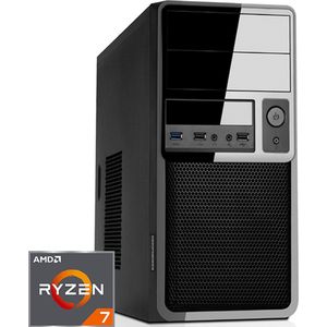 AMD Desktop PC met Ryzen 7 - 64GB RAM - 2000GB NVMe M.2 SSD - WiFi - Bluetooth - Windows 11 Pro (DT-373404)