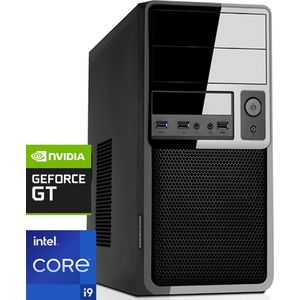 Intel - Desktop PC - Zwart - Core i9 11900F - 32GB RAM - 1000GB NVMe M.2 SSD - Windows 11 Pro