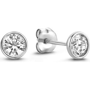 Isabel Bernard Saint Germain Dames Oorknoppen Goud - Witgoudkleurig